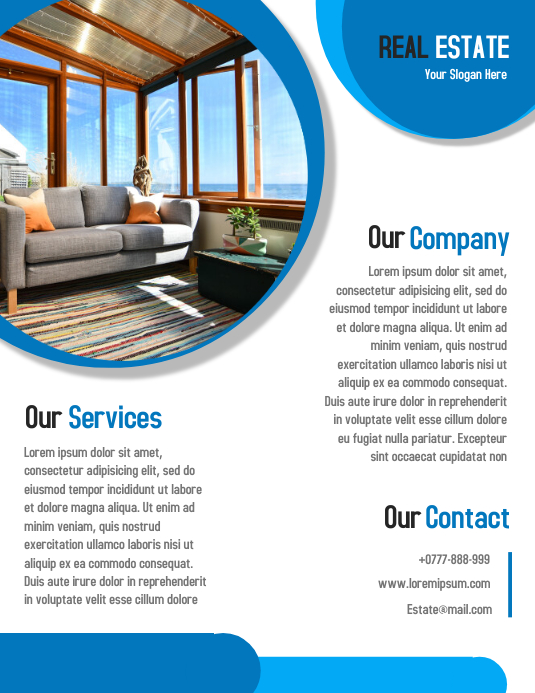 Open House Property Flyer Real Estate Poster Template | PosterMyWall
