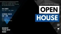 Open House Real Estate Signage Ad Video Sampul Facebook (16:9) template