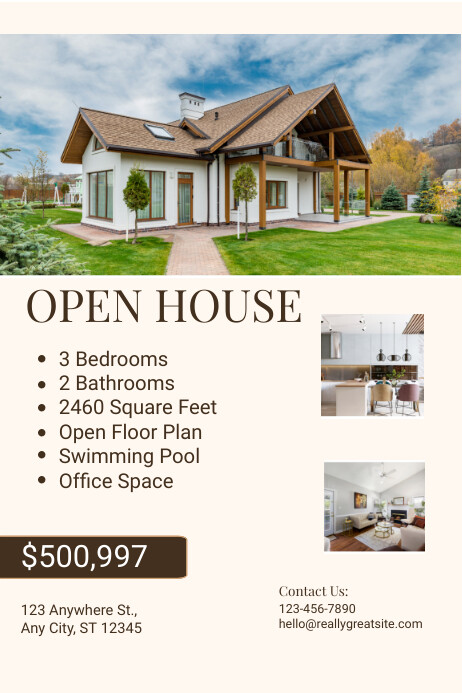 Open House template | PosterMyWall