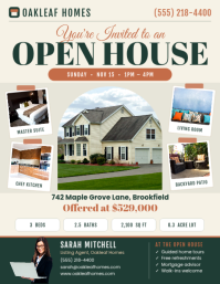Weiß Open House Event Flyer Template