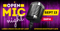 OPEN MIC NIGHT BANNER Imagem partilhada do Facebook template