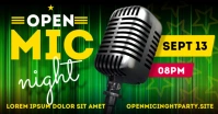 OPEN MIC NIGHT BANNER template
