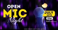 OPEN MIC NIGHT BANNER Template Facebook 共享图片
