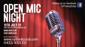 Open Mic night Comedy Show Event Stand Up Ad Digitale Vertoning (16:9) template