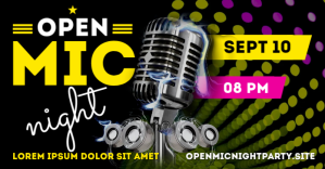 Open MIC Night template