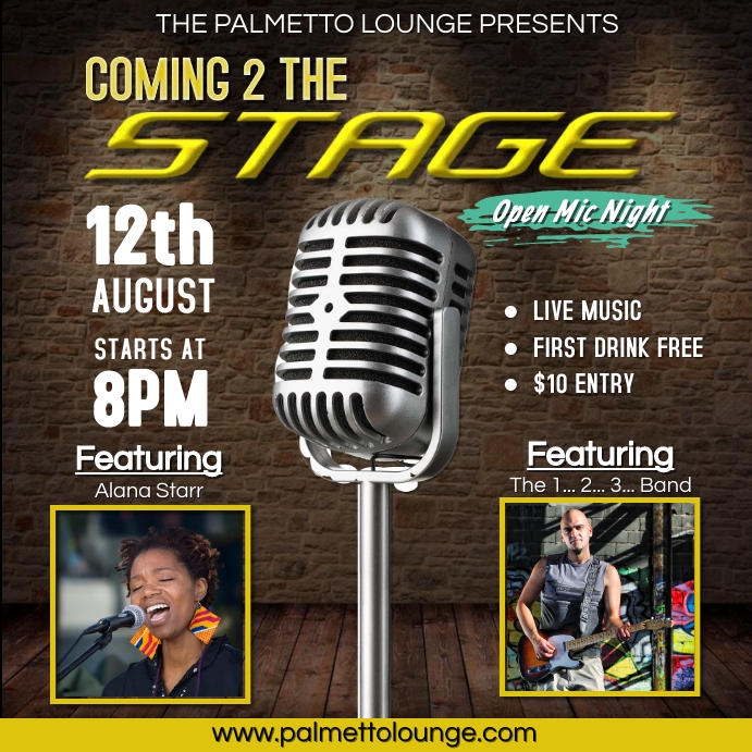 Open Mic Template Instagram Post