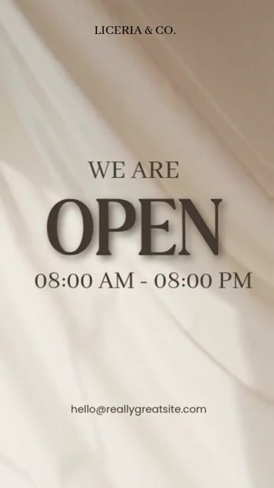Open now Template | PosterMyWall