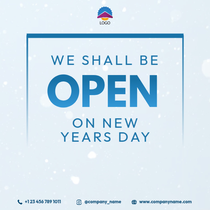 Open On New Years Day Template PosterMyWall open-on-new-years-day-template-postermywall