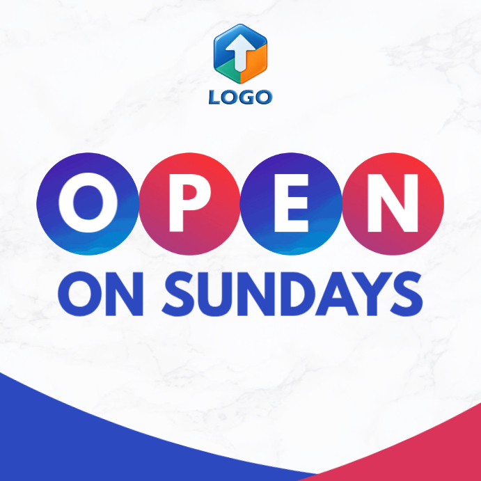 Open On Sundays Template PosterMyWall open-on-sundays-template-postermywall
