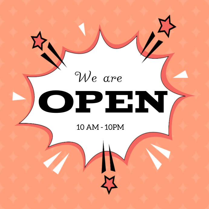 Open poster Template | PosterMyWall