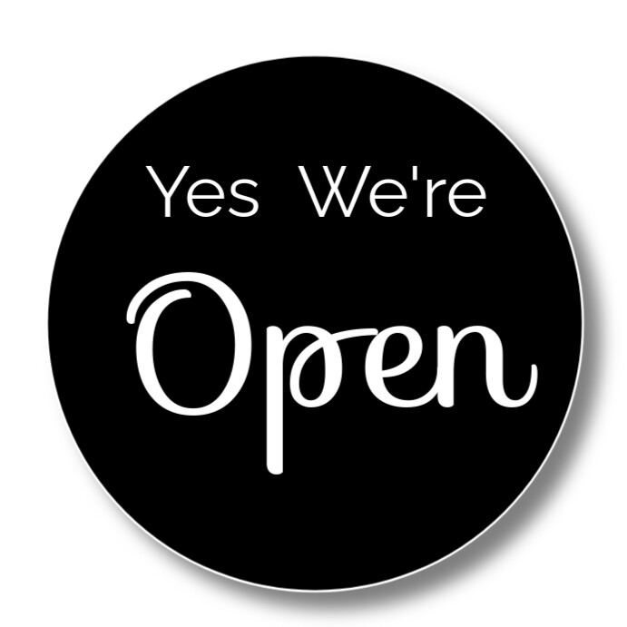 Open Sign Templete Open Sign Template | PosterMyWall