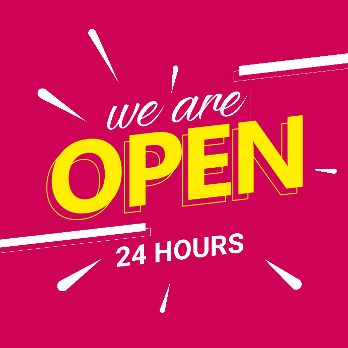 Open Sign Template | PosterMyWall