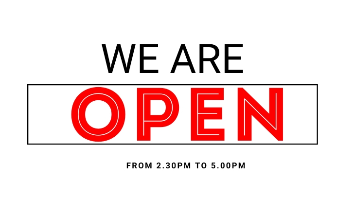 Open Sign Template | PosterMyWall