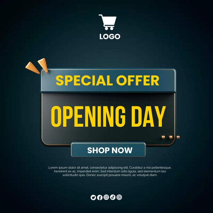 Copy of Opening Day Store Social Media Post | PosterMyWall