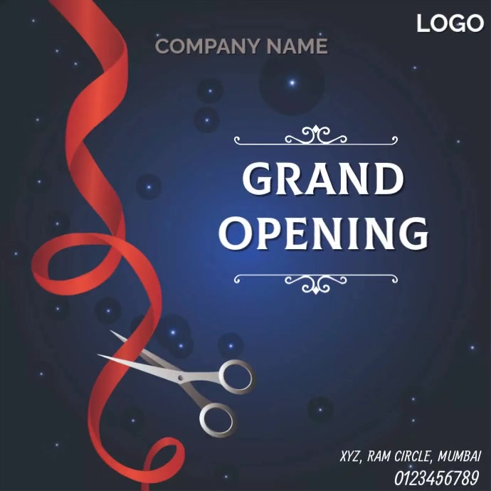 OPENING Template | PosterMyWall