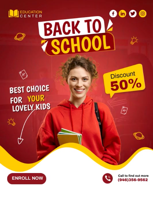 Knowledge Flier Opening Doors to Knowledge Template | PosterMyWall