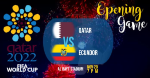 opening game, qatar world cup, fifa Publicité Facebook template