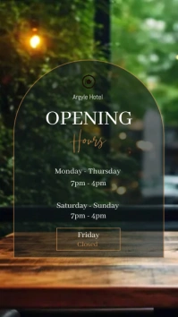 OPENING HOURS Indaba yaku-Instagram template