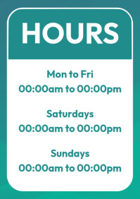 Visiting hours sign Template | PosterMyWall