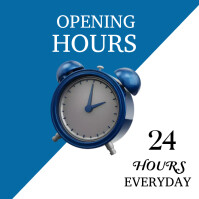 Opening Hours flyer Template | PosterMyWall