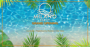 Opening Milano Beach - Facebook event Cover template