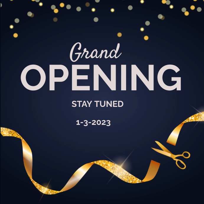 Opening post Template | PosterMyWall