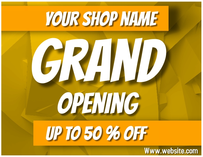 Opening Shop Template PosterMyWall