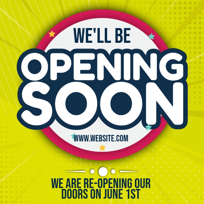Opening Soon Format OPENING SOON AD Template | PosterMyWall