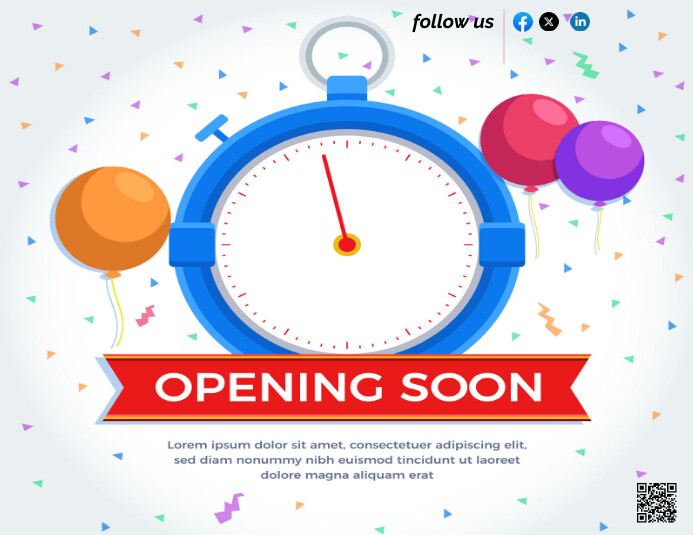 opening soon background Template | PosterMyWall