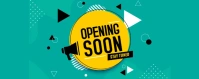 Opening soon banner template