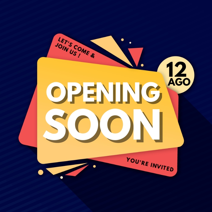 Opening Soon Format OPENING SOON Template | PosterMyWall