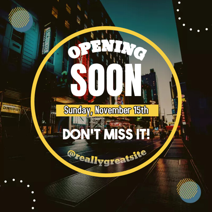 Opening Soon Template | PosterMyWall