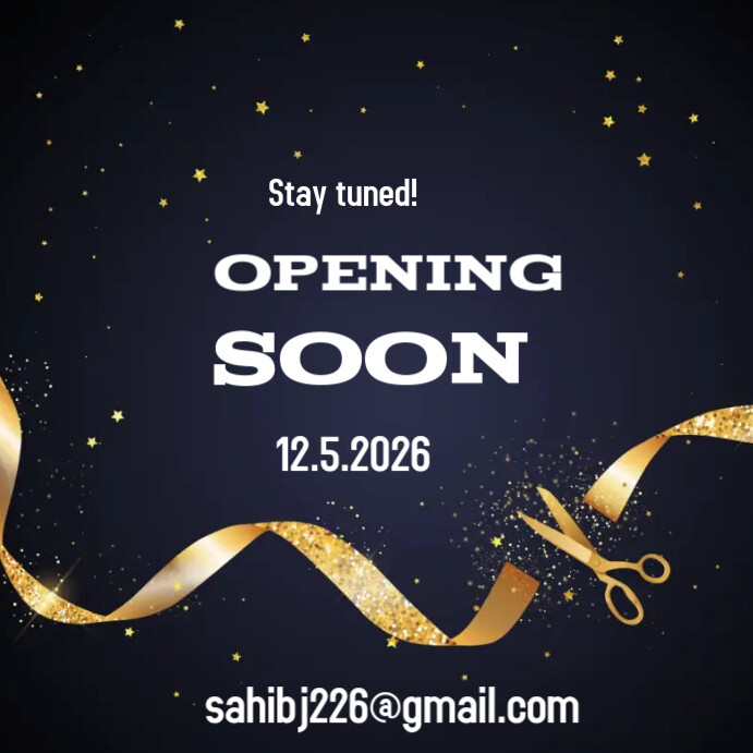 Opening soon Template | PosterMyWall