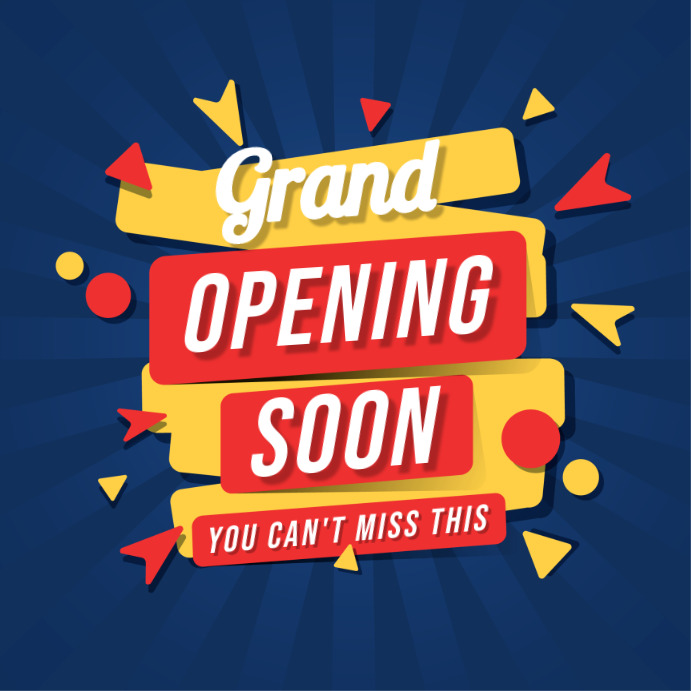 Opening Soon Format OPENING SOON Template | PosterMyWall