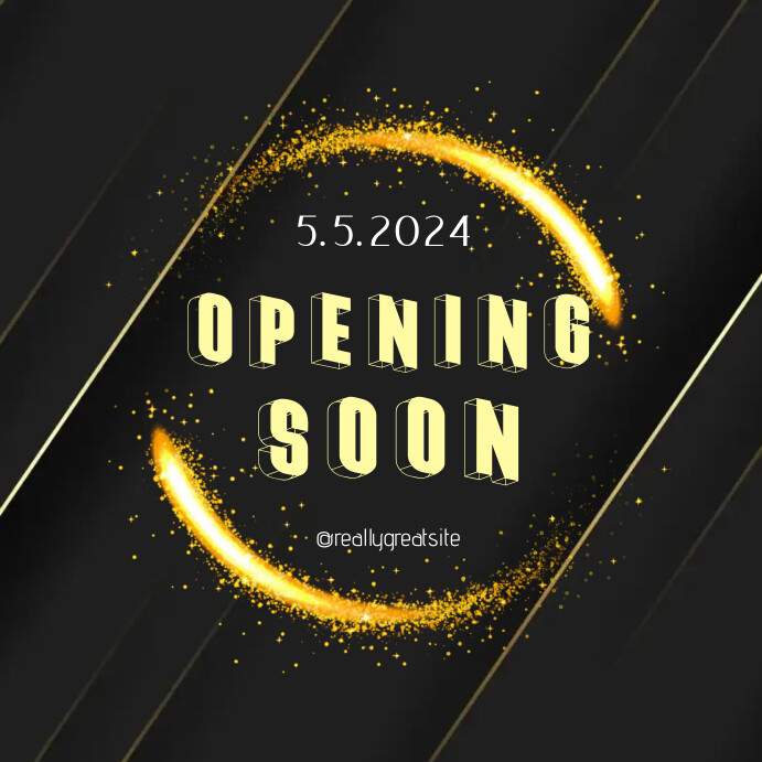Plantilla de Opening Soon | PosterMyWall