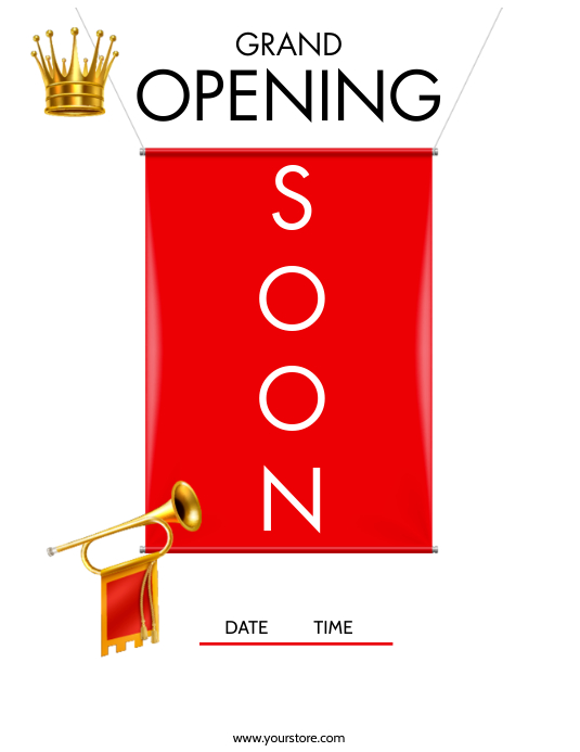 OPENING SOON Template | PosterMyWall