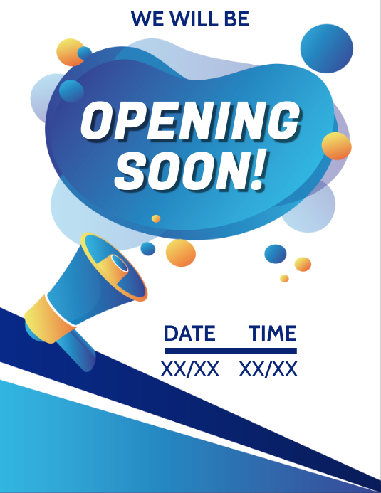Opening Soon Format OPENING SOON Template | PosterMyWall
