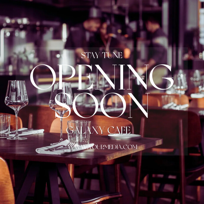 OPENING soon Template | PosterMyWall