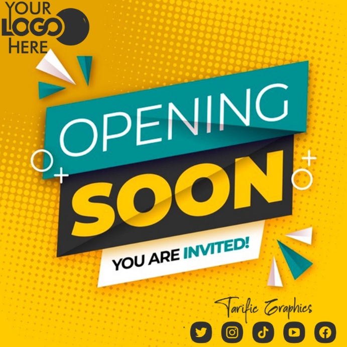 Opening Soon Templete opening soon Template | PosterMyWall