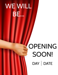 350 Opening Soon Customizable Design Templates Postermywall