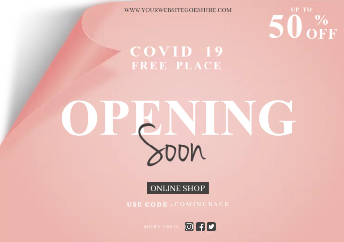 Opening Soon Template | PosterMyWall