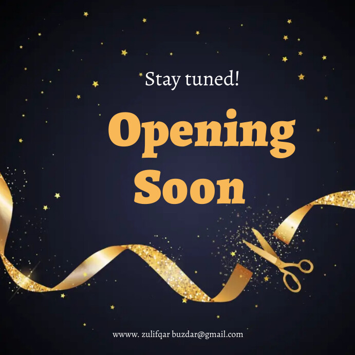 Opening soon Template | PosterMyWall