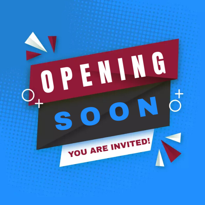 opening soon Instagram Post template