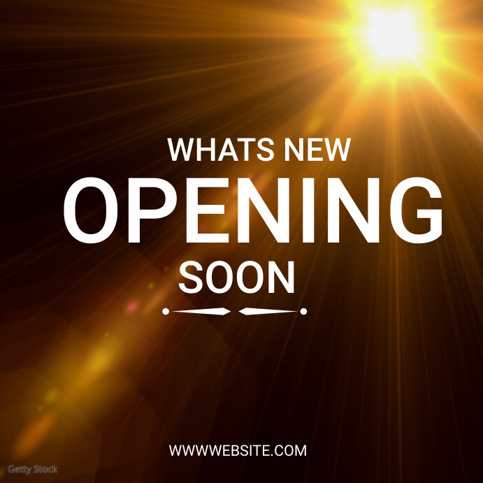 Opening Soon Templete Opening soon Template | PosterMyWall