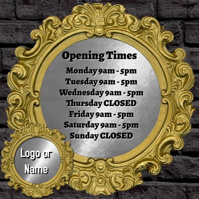 OPENING TIMES Template PosterMyWall opening-times-template-postermywall