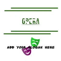 OPERA INSTA POST Logo template