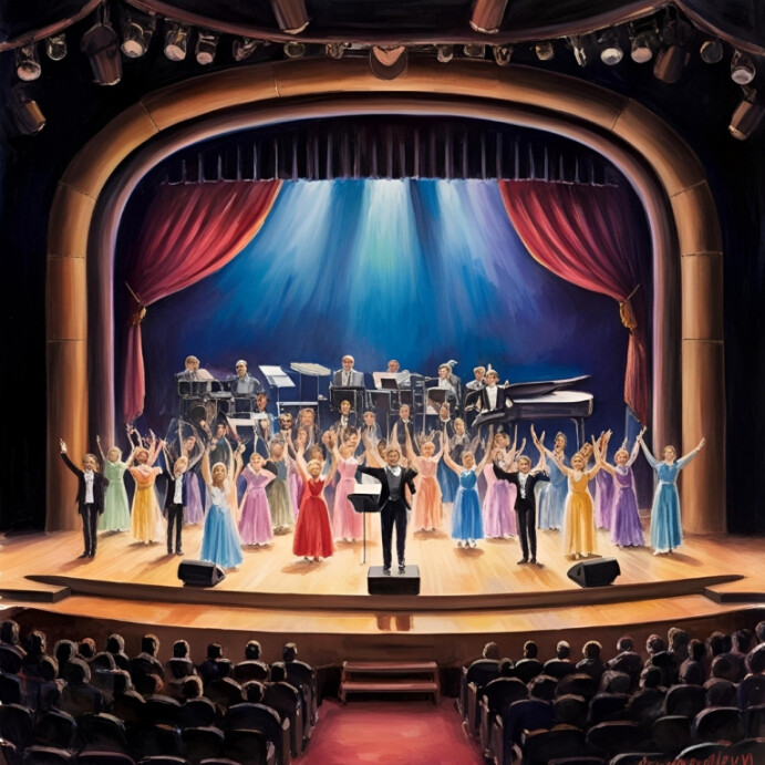 Opera Performance Theme Copy of Opera Performance Painting | PosterMyWall