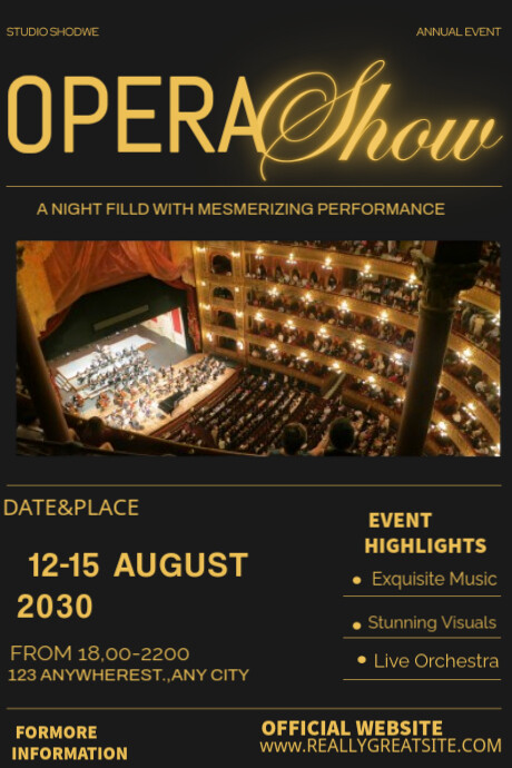 opera show Tumblr 图片 template