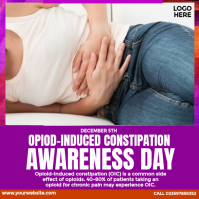 Constipation Awareness Posters Template | PosterMyWall