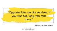 Opportunity quote templates for bussines Presentation (16:9)